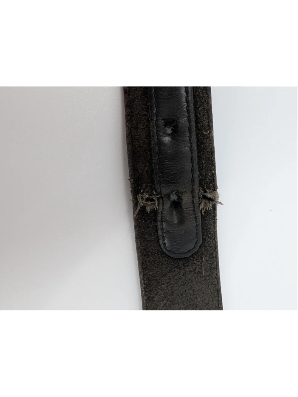 Vintage 1993 Onyx by Brighton 74803 Black Leather Rope Stitch Western Belt 40